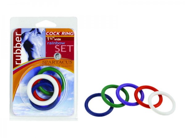 1 1-4 soft c rings rainbow