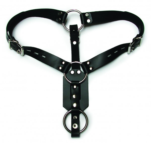 anal plug harness w-cock ring
