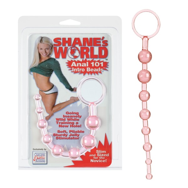 shanes anal 101 intro beads pink